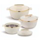 Asian Fancy Insulated Casserole Set 2.5L+3.5L+5L