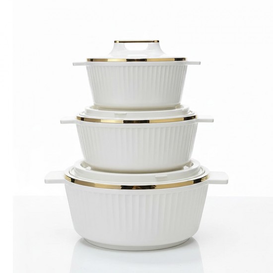 Asian Fancy Insulated Casserole Set 2.5L+3.5L+5L