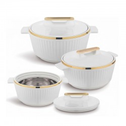Asian Fancy Insulated Casserole Set 2.5L+3.5L+5L Asian Fancy Insulated Casserole Set 2.5L+3.5L+5L