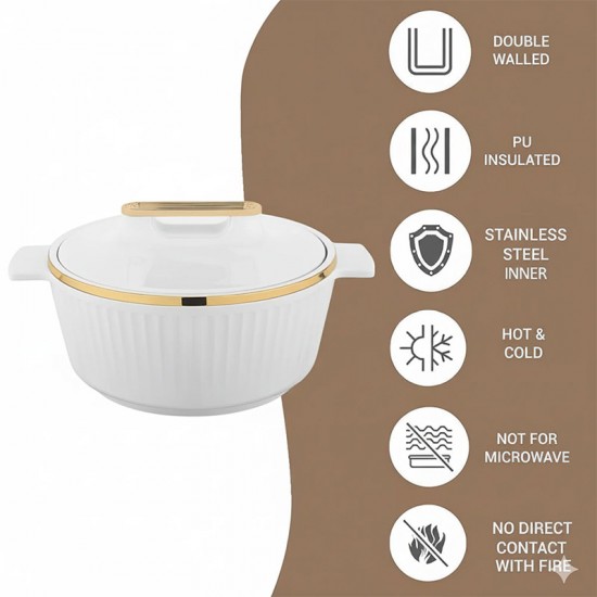 Asian Fancy Insulated Casserole Set 2.5L+3.5L+5L