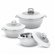 Asian Globus Insulated Casserole Set 1.6L+2.5L+3.5L