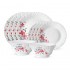 Borosil Larah Fluted Fiore 12Pcs Dinner Set