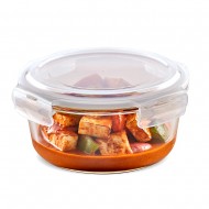 Borosil Klip N Store Round Glass Container 1500ml Borosil Klip N Store Round Glass Container 1500ml