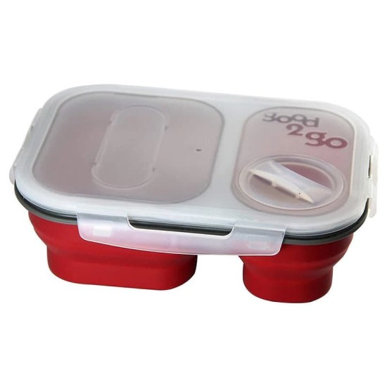 Good2go Expandable Food Box 1.1 L Red