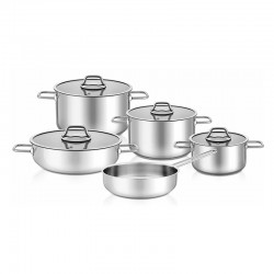 Hascevher Octavia 9pcs S/Steel Cookware Set