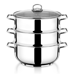Hascevher 20cm Steamer 4pcs Set Hascevher 20cm Steamer 4pcs Set