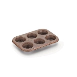 Korkmaz 6cup Muffin Pan 26.5cm X 18cm X 3cm Korkmaz 6cup Muffin Pan 26.5cm X 18cm X 3cm