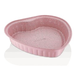 Korkmaz Heart Shape Cake Mould Pan 27cm X 26.5cm X 4.5cm (Brown Color Only) Korkmaz Heart Shape Cake Mould Pan 27cm X 26.5cm X 4.5cm (Brown Color Only)