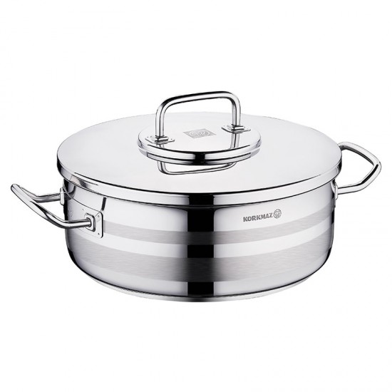 Korkmaz Astra2 Low Casserole 28x10cm/6l