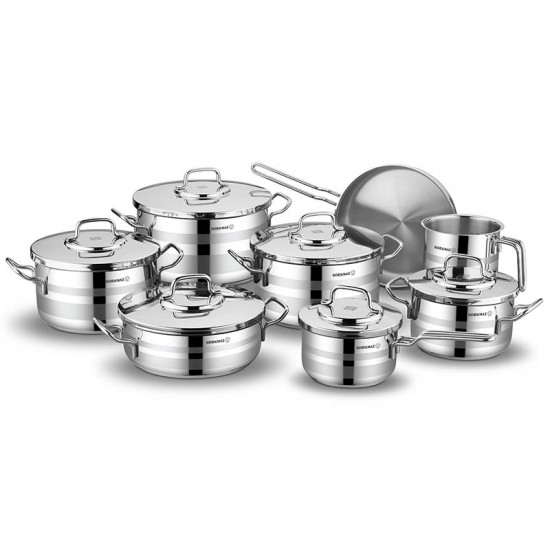 Korkmaz Astron 14Pcs Cookware Set Korkmaz Astron 14Pcs Cookware Set