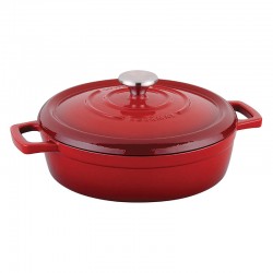 Korkmaz Casta Grill Low Casserole 26x7cm Red Korkmaz Casta Grill Low Casserole 26x7cm Red