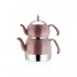 Korkmaz Rena Tea Set - Rosegold