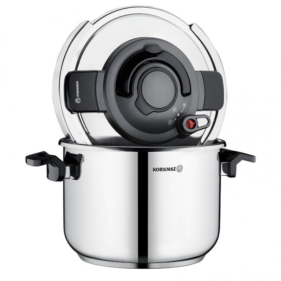 Korkmaz Alessa Pressure Cooker 12Ltrs Korkmaz Alessa Pressure Cooker 12Ltrs
