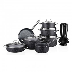 Korkmaz Perla Mega Stainless Steel 1.8 Liter Tea Pot and 3.2 Liter Kettle Set
