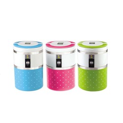 Nevica S/Steel Lunch Box 2 Layer Nevica S/Steel Lunch Box 2 Layer