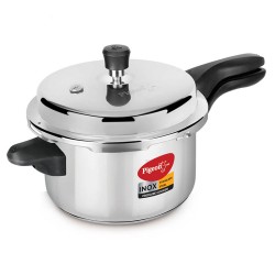 Pigeon Inox Stainless Steel Pressure Cooker 5Ltrs Pigeon Inox Stainless Steel Pressure Cooker 5Ltrs
