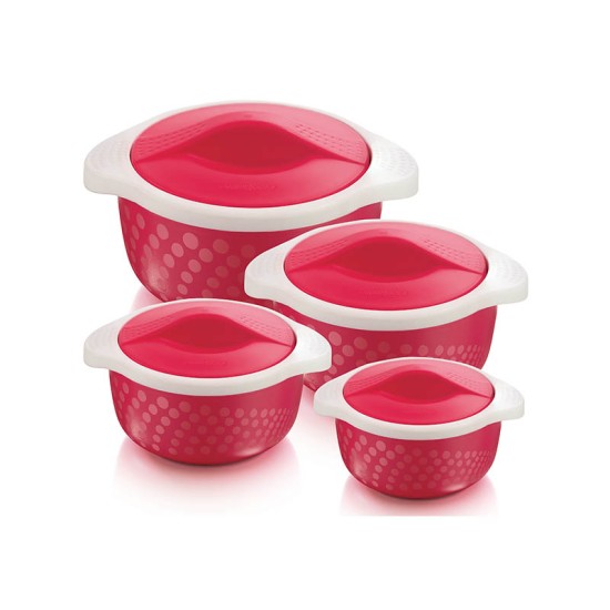 Pinnacle Polka Hotpot Set .5L+1L+1.5L+2.5L Pinnacle Polka Hotpot Set .5L+1L+1.5L+2.5L