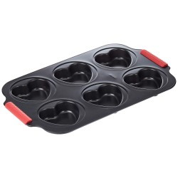 Prestige 6pcs Heart Muffin Pan