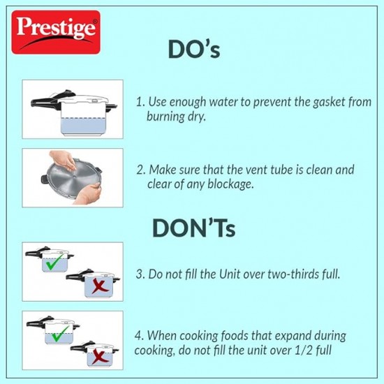 Prestige Popular S/Steel Pressure Cooker 3 Ltrs Prestige Popular S/Steel Pressure Cooker 3 Ltrs