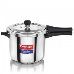 Prestige Popular Svachh Stainless Steel Pressure Cooker 7.5ltrs
