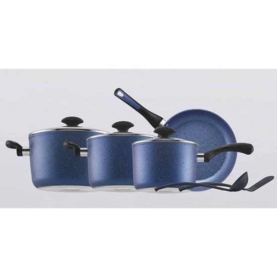 Prestige Endurance 9pcs Cookware Set Blue