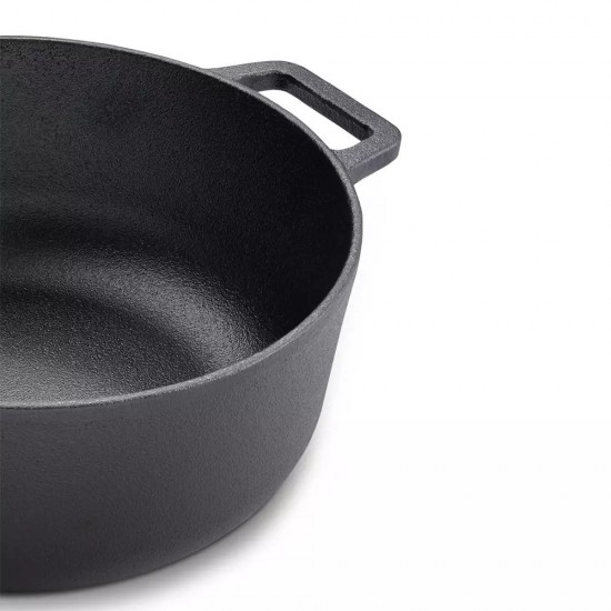 Prestige Cast Iron Casserole 20cm With Glass Lid Prestige Cast Iron Casserole 20cm With Glass Lid