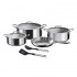 Prestige Triply Stainless Steel 9Pcs Cookware Set